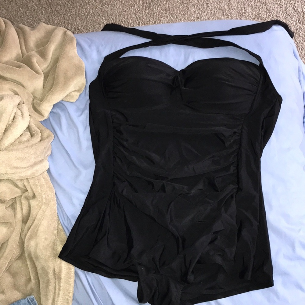 plus size One-piece swimsuit